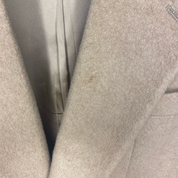 "VINTAGE BILL BLASS 100% Camel Hair Men's Tan Blazer - Circa 1990's - Picture 4 of 11
